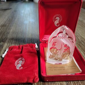 Waterford Crystal Ornament The Nativity Collection The Holy Family 1998